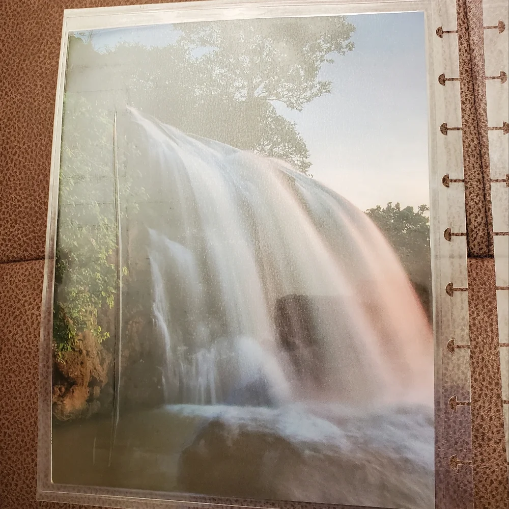 Handmade cover For A Classic Sized Disc Bound Planner Psalm 52:9 beach *defects*